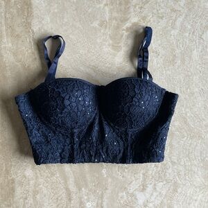 Navy Blue Bralette